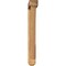 Ekena Millwork Traditional Arts and Crafts Smooth Bracket w/ Offset Brace, Western Red Cedar, 5 1/2"W x 40"D x 44"H BKT0604X40X44TRA03SWR - alternate 2